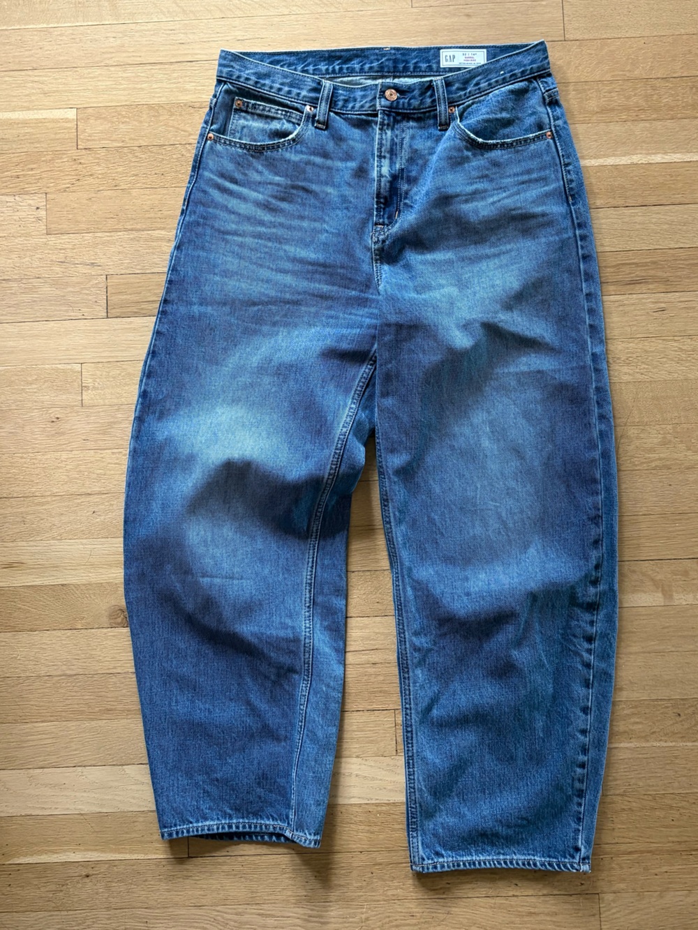 GAP Barrel High Rise Jeans